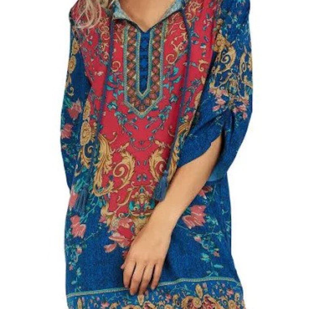 Urban Coco Size Small Loose Longline Boho Shirt Dress